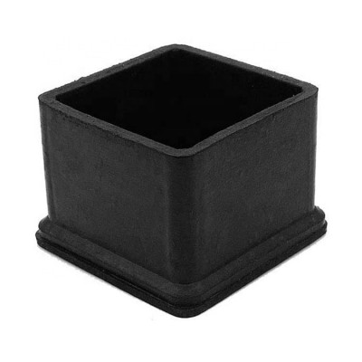 Black Silicone Table Furniture Leg Feet Tips Covers