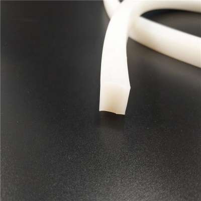 High temperature resistant square solid silicone rubber seal strip