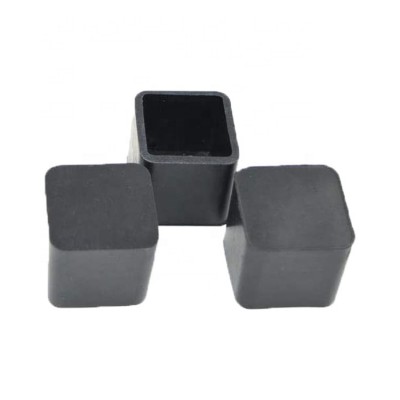 Square Anti-Slip Rubber Leg Tips Covers Furniture Protectors