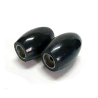 Customized black PU roller for mecanum wheel heavy duty wheel