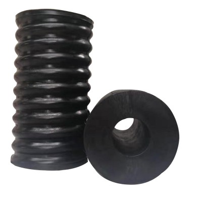 Composite rubber spring for damping